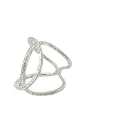 14k White Gold .60ct F SI1 Round Diamond Ring